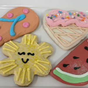 Large Decorated Cookie Summer