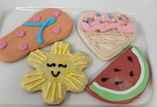 Large Decorated Cookie Summer