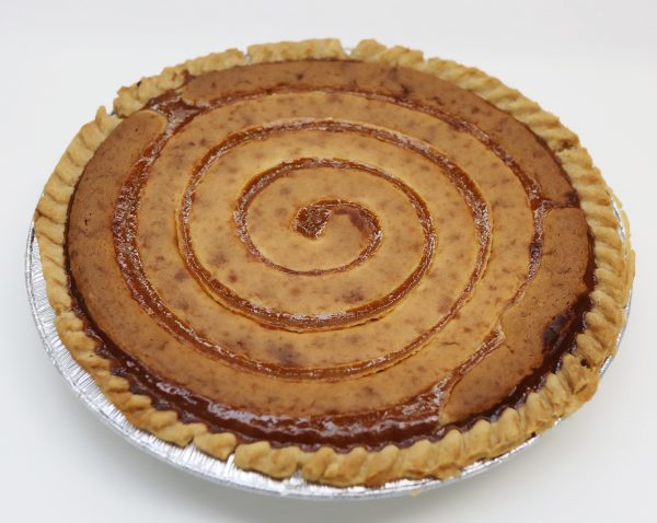 Pumpkin Cream Cheese Swirl Pie