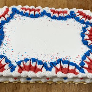 Patriotic Sheet Cake