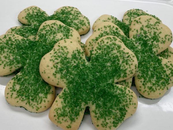 Cut-Out Cookies - St. Patrick's Day Clover Dozen