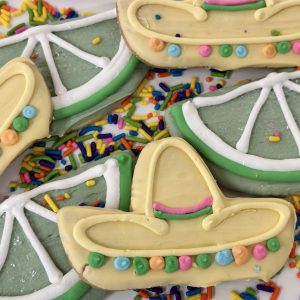 Cinco de Mayo Large Decorated Cookies