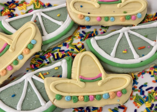 Cinco de Mayo Large Decorated Cookies