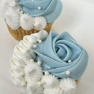Mother's Day Cupcakes - Blue - Qty 6