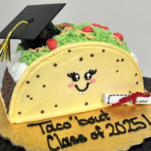 Taco Graduation Cake