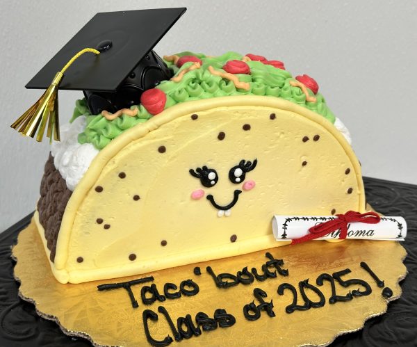 Taco Graduation Cake