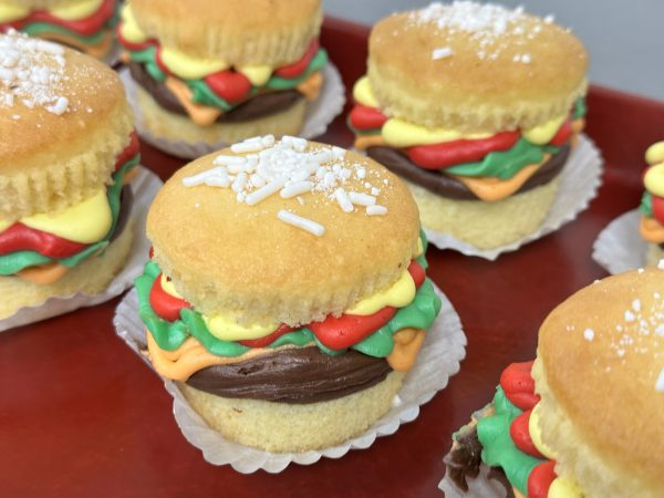 Hamburger Slider Cupcakes Qty 6