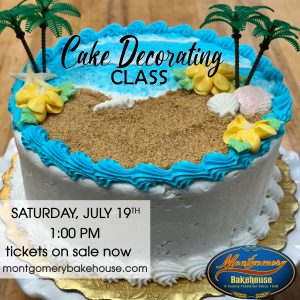 Cake Decorating Class - Saturday, July 19th 1:00